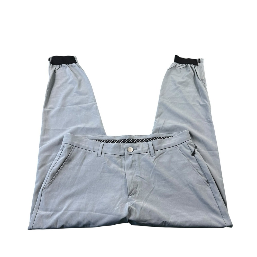 Primo Gray Zipper Ankle Performance Men's Golf Pant‎ Size 34R